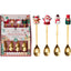 SET DE 4 CUBIERTOS NAVIDEÑOS CUCHARAS O TENEDORES SURTIDOS | KOOPMAN CHRISTMAS | 1 UNIDAD | 8721037489492