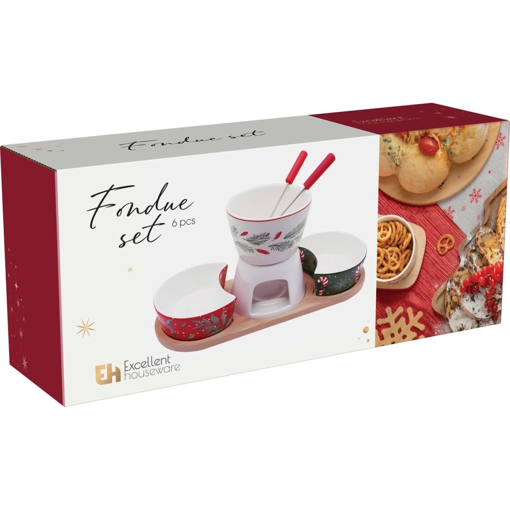 JUEGO DE FONDUE DE CHOCOLATE | KOOPMAN CHRISTMAS | 1 UNIDAD | 8721037491235 Imagen principal del producto