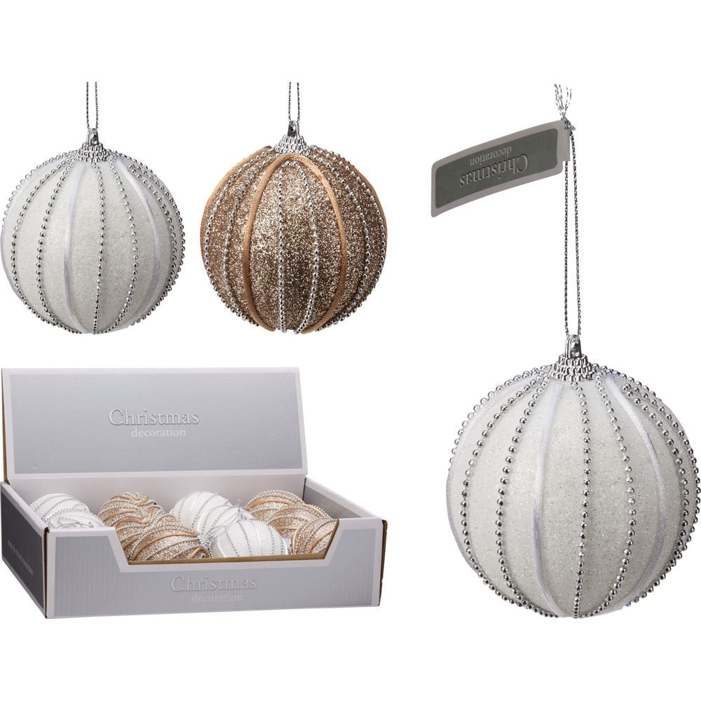 EXPOSITOR 12 BOLAS DE NAVIDAD 80MM BRILLANTE SURTIDAS | KOOPMAN CHRISTMAS | ENVASE 12 UDS. UNIDAD | 8721037540292 Imagen principal del producto