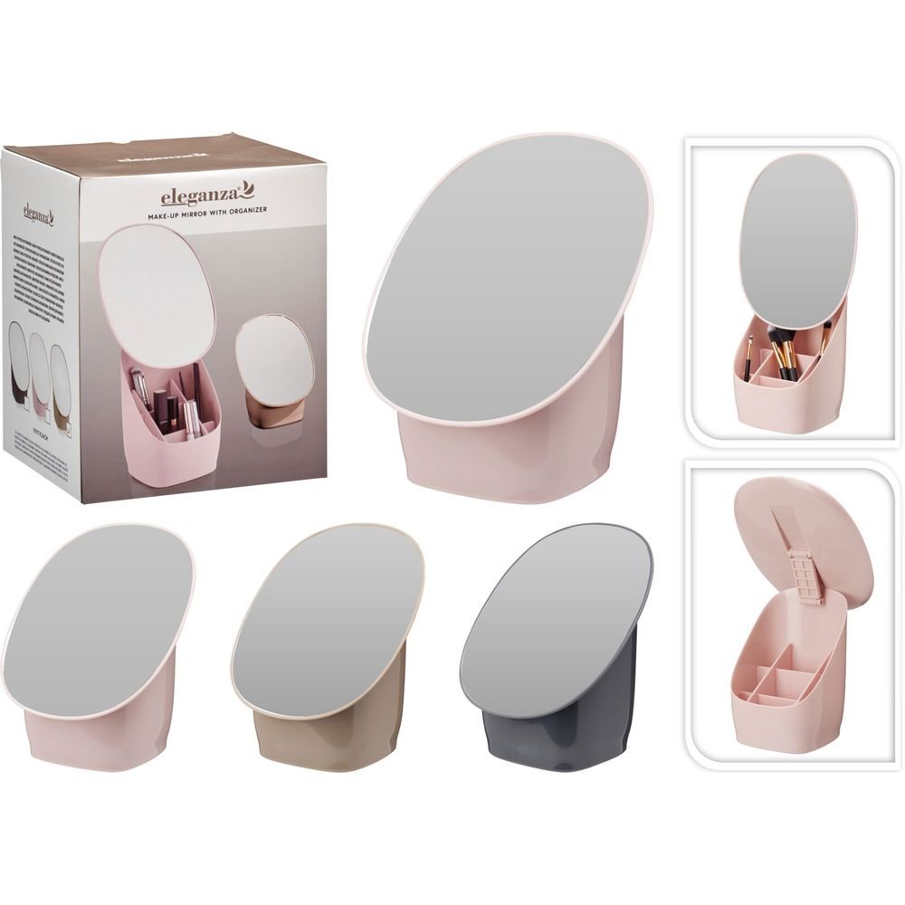 Espejo para Maquillaje con Organizador Colores Surtidos Koopman Imagen principal del producto