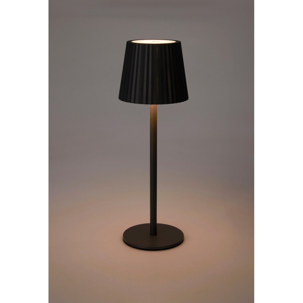 Lámpara de mesa LED 27cm Koopman gris