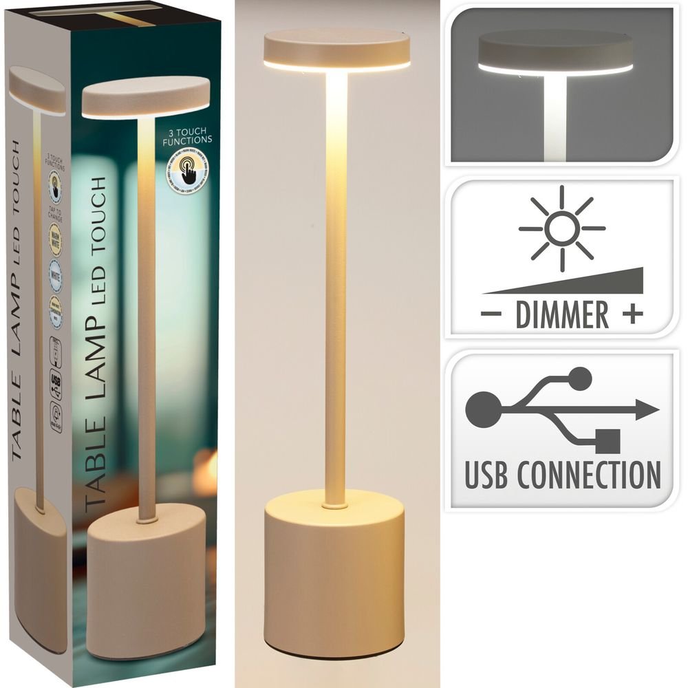 LAMPARA DE MESA 8X34CM ILUMINACION REGULABLE | KOOPMAN | 1 UNIDAD | 8721037583862