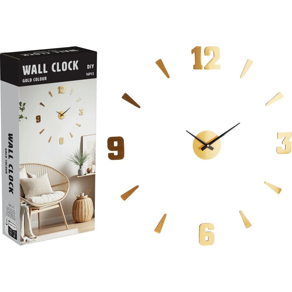 RELOJ DE PARED ADHESIVO | KOOPMAN | 1 UNIDAD | 8721037583930 Imagen principal del producto