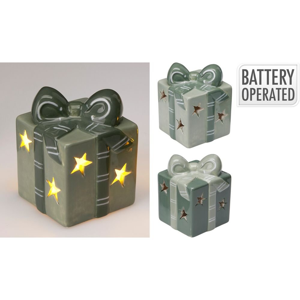 EXPOSITOR 12 CAJAS REGALO 6X8CM CON LED SURTIDOS | KOOPMAN CHRISTMAS | ENVASE 12 UDS. UNIDAD | 8721037618854 Imagen principal del producto
