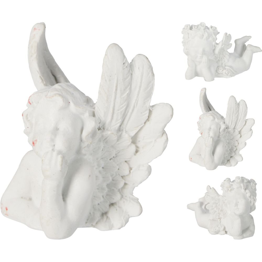EXPOSITOR 12 ANGEL DECORATIVO TUMBADO 6CM SURTIDOS | KOOPMAN | ENVASE 12 UDS. UNIDAD | 8721037656559 Imagen principal del producto