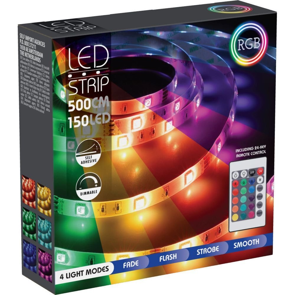 Tira 150 LED Multicolor 5M con Mando a Distancia Imagen principal del producto