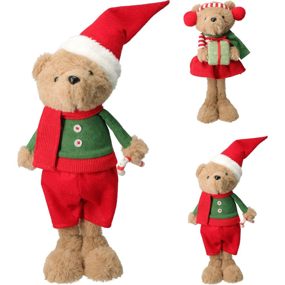 Decoracion Oso de Pie 37 cm Surtidos Koopman Christmas Imagen principal del producto