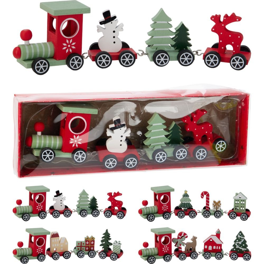 TREN NAVIDAD 20CM NORDIC MODELOS SURTIDOS | KOOPMAN CHRISTMAS | 1 UNIDAD | 8721037723664 Imagen principal del producto