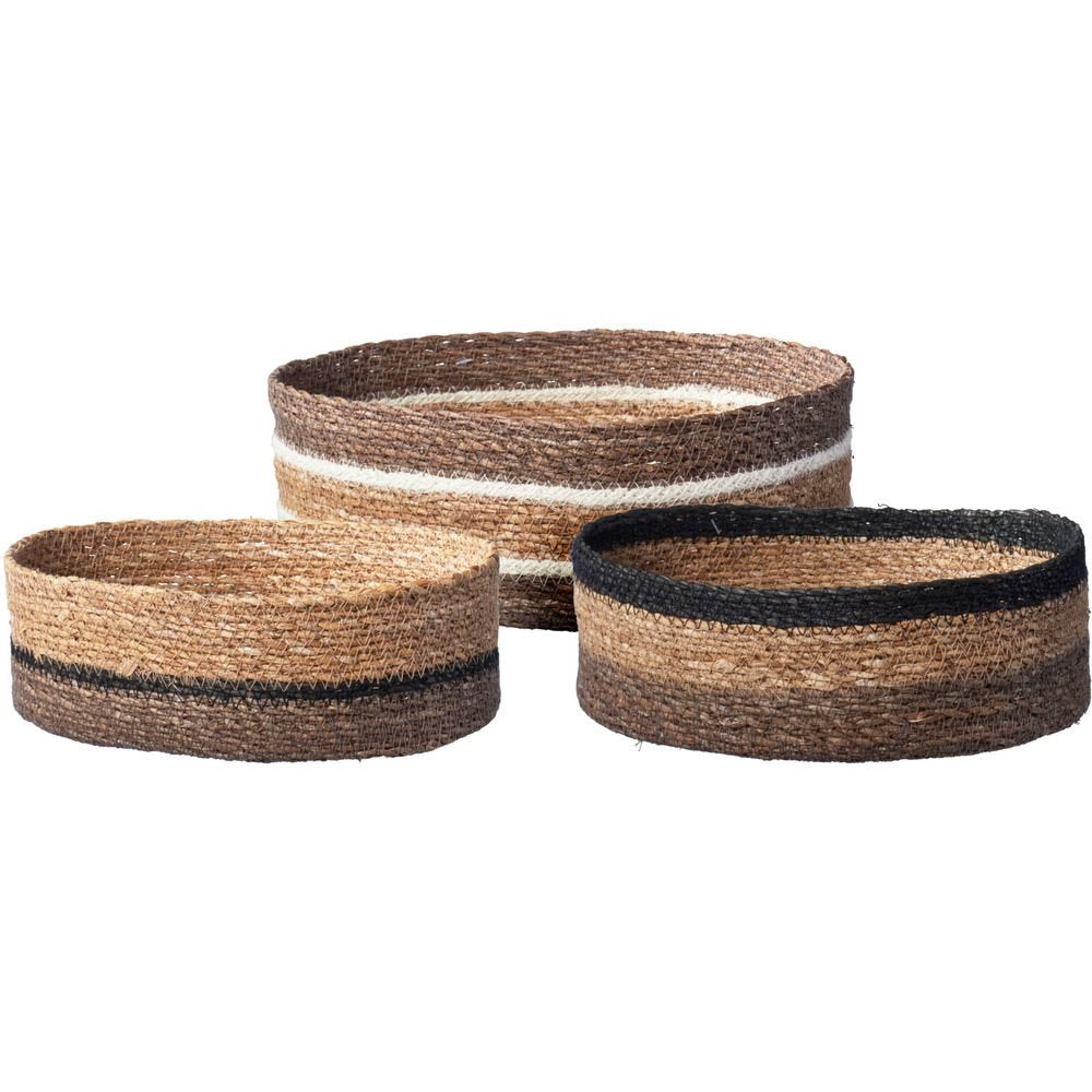 SET 3 CESTAS OVAL 3 COLORES | KOOPMAN | 1 UNIDAD | 8721037733595 Imagen principal del producto