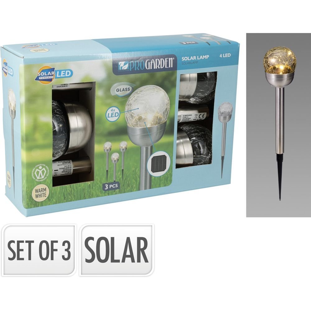 Set 3 Luces Solares Koopman Imagen principal del producto
