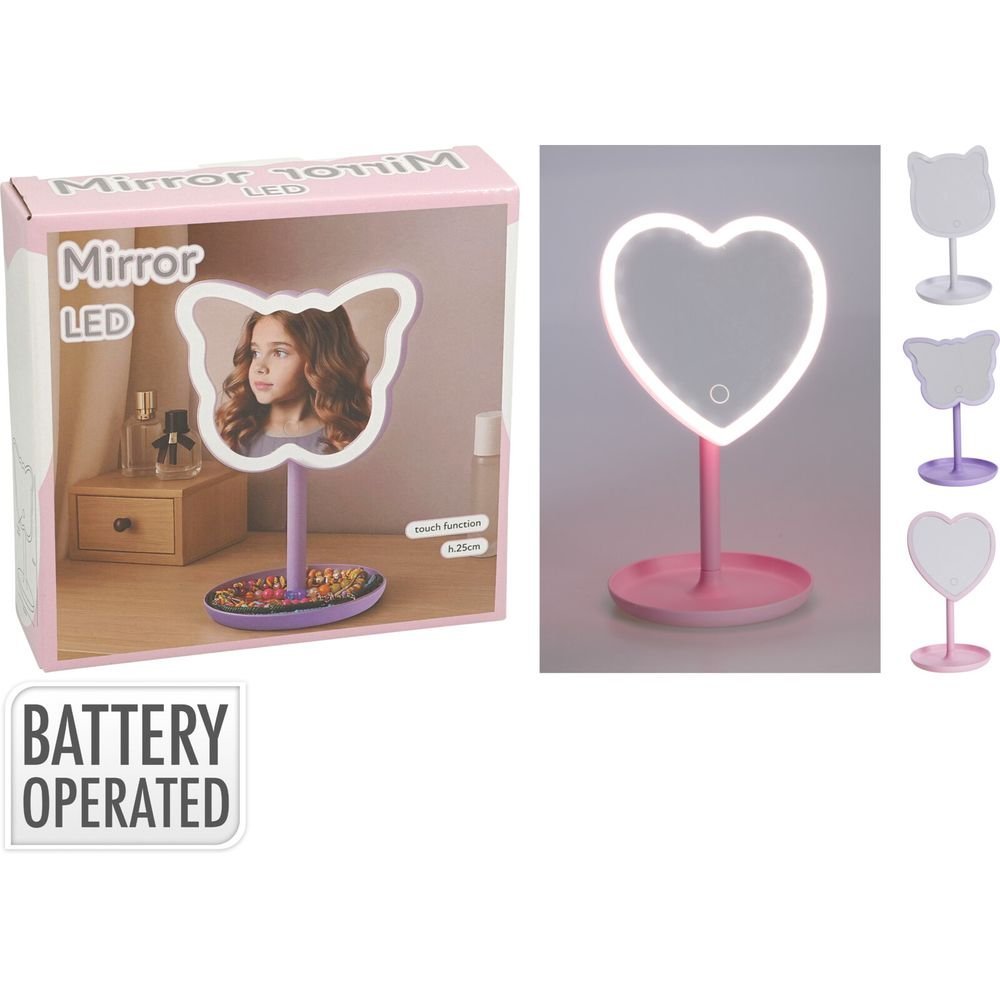 Espejo Luz LED con Joyero Koopman