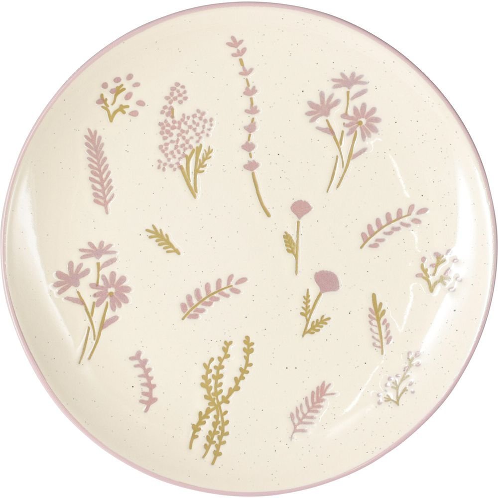 Plato Cerámica 20,5cm Spring Surtidos Koopman 6ud