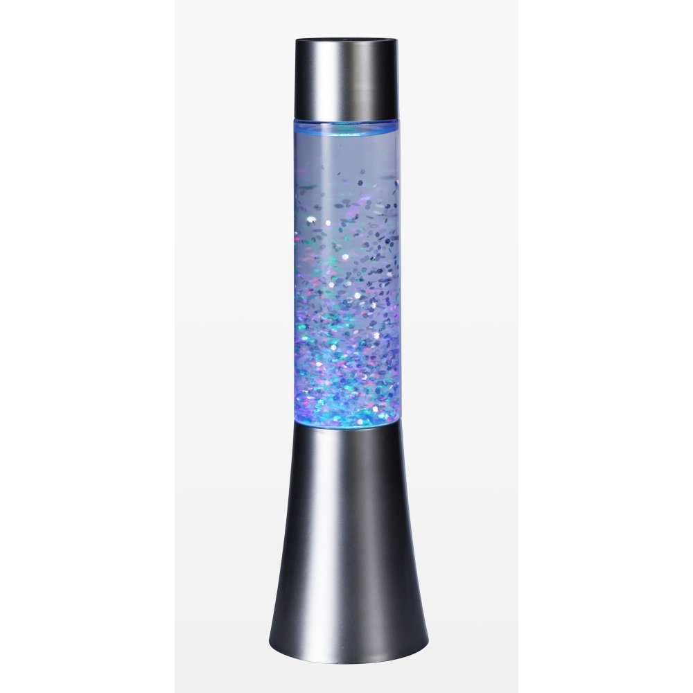 Lámpara de lava purpurina LED Koopman