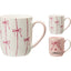 Taza Porcelana Lazo Coquett Surtidas
