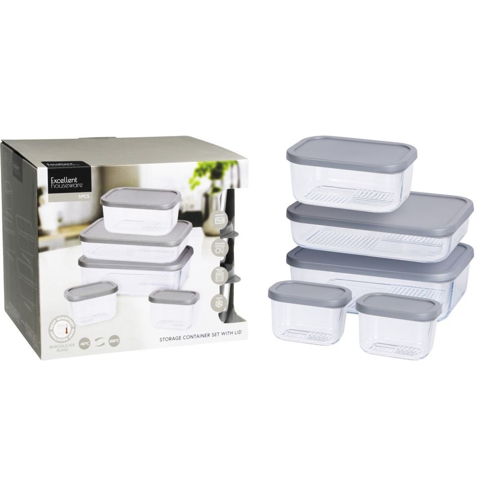 Set 5 Piezas Fiambreras Koopman para Hogar y Oficina Imagen principal del producto