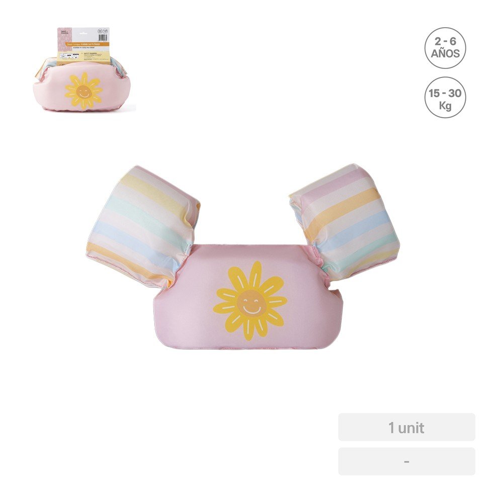 Puddle Jumper Multicolor Rainbow Flower 2-6 años