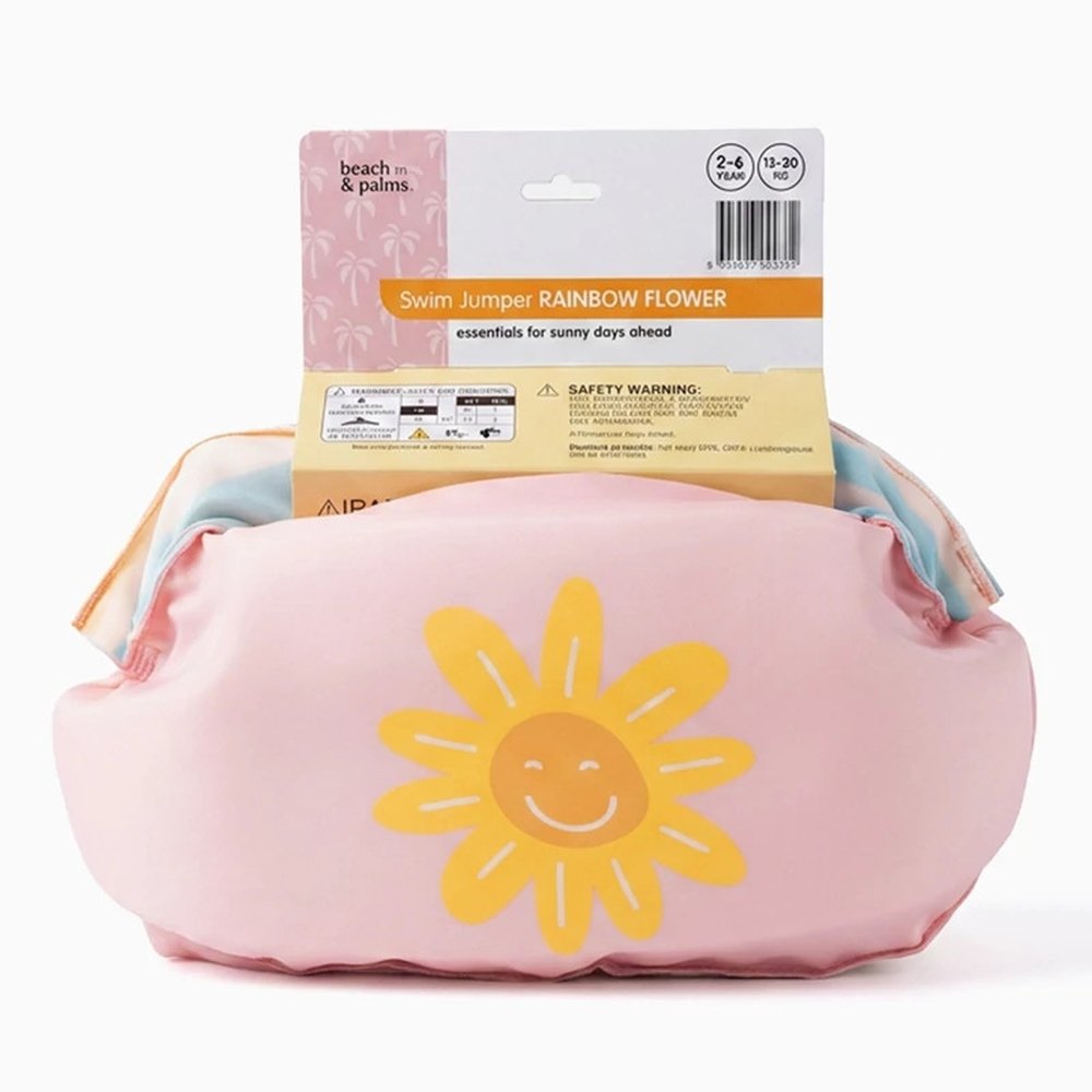 Puddle Jumper Multicolor Rainbow Flower 2-6 años