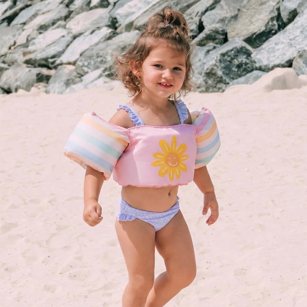 Puddle Jumper Multicolor Rainbow Flower 2-6 años
