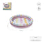 Piscina Infantil Rosa Pastel Arcoiris HINCHABLES SARAO