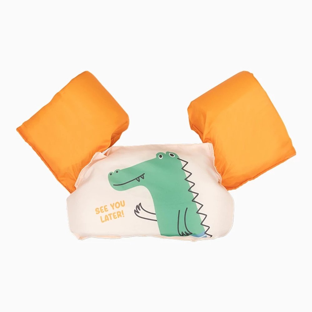 Hinchable Puddle Jumper Naranja Cocodrilo 2-6 años