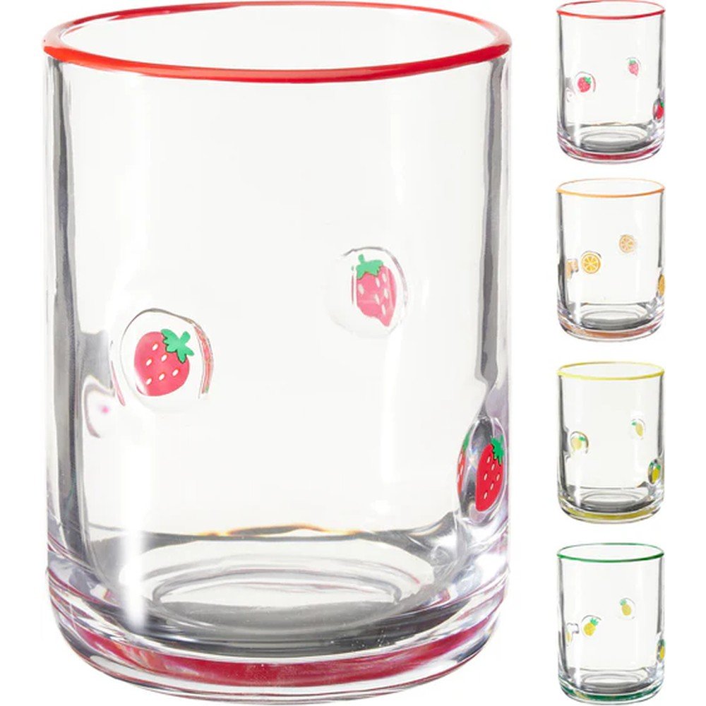 Vaso de vidrio 410 ml Koopman, pack 12 unidades