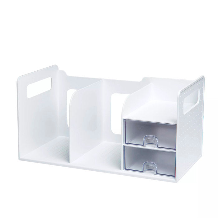 Organizador Libros con Cajones Sysmax Book Rack Blanco LITEM