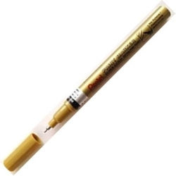 Marcador Permanente Oro Marca PENTEL en Pack de 12
