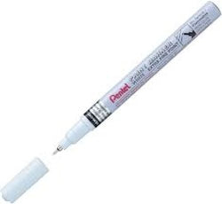Marcador permanente Blanco Pental MSP10 Marca PENTEL