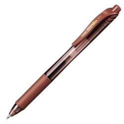 Bolígrafos Energel 107 Marrón PENTEL Pack 12 para escritura suave