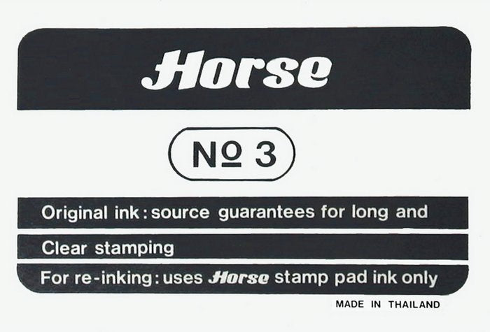 Tampon Nº 3 Horse Negro POESSA Imagen principal del producto