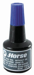 FRASCO TINTA TAMPON SELLAR HORSE 30ML AZUL | 12 UNIDADES | (POESSA)