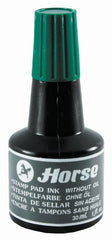 FRASCO TINTA TAMPON SELLAR HORSE VERDE 30ML | 12 UNIDADES | (POESSA)