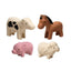 Set de animales de la granja Plantoys marca 4 piezas
