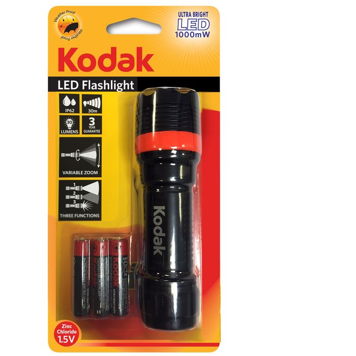 Linterna Kodak LED Focus157 1000mw + 3xaaa Ehd Imagen principal del producto