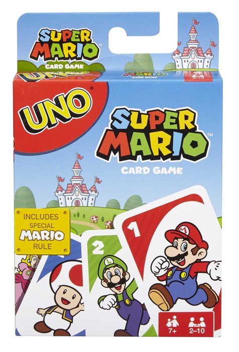 JUEGO UNO SUPER MARIO BROS | MATTEL GAMES | 1 UNIDAD | 8879613312402