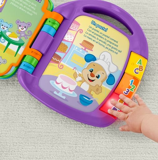 Libro Interactivo Rie y Aprende Fisher Price Marca Mattel