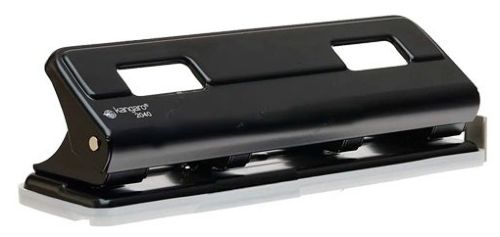 Taladro 4 punzones Kangaro 2040 12/15 hojas color negro Imagen principal del producto