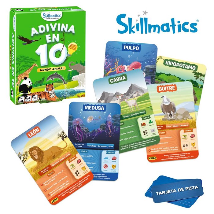 JUEGO DE MESA ADIVINA EN 10 MUNDO ANIMAL | LUDILO | 1 UNIDAD | 8904279501638 Imagen principal del producto