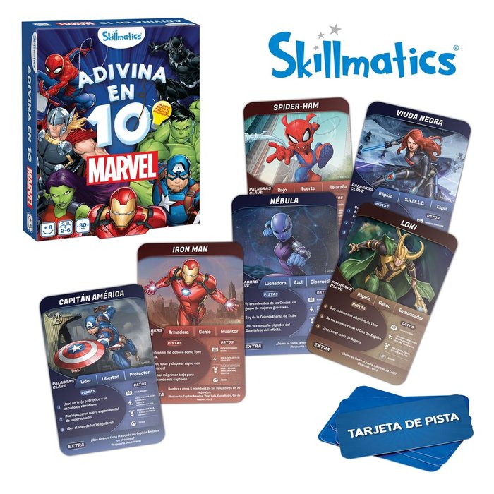 Juego Adivina en 10 Marvel Ludilo