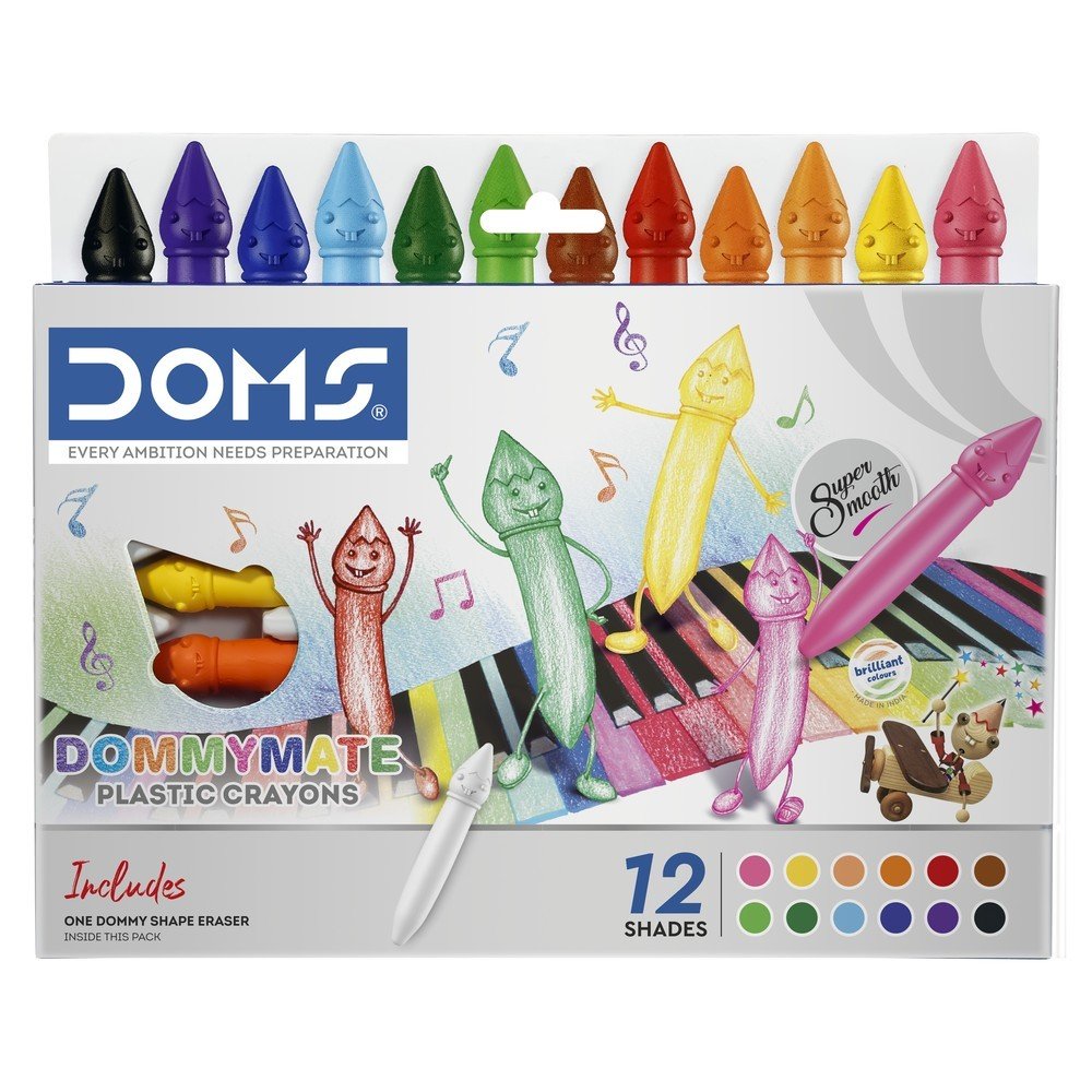 Cera plástica Dommy Mate 12 colores marca DOMS Imagen principal del producto