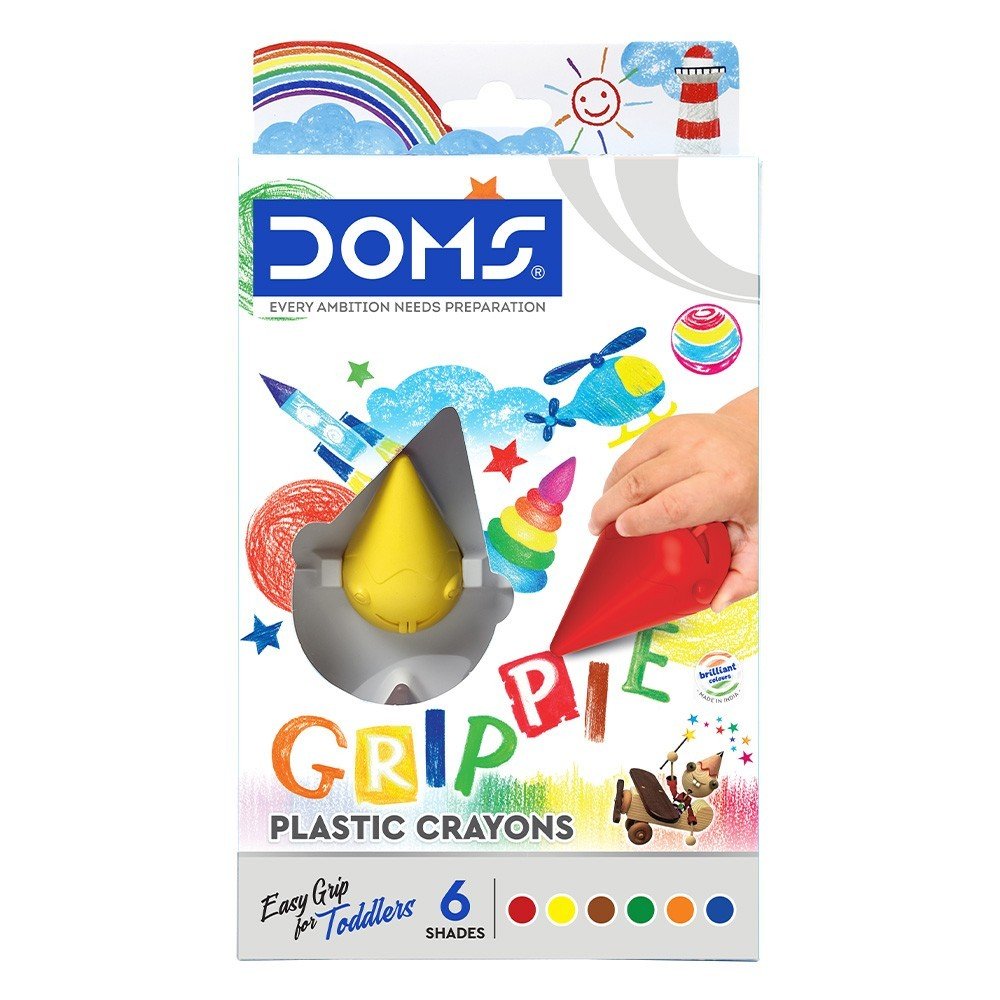 Cera Plástica Doms Grippie 6 Colores Imagen principal del producto
