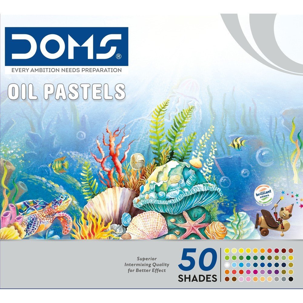 Pasteles al Oleo Doms 50 Colores Marca Doms Imagen principal del producto