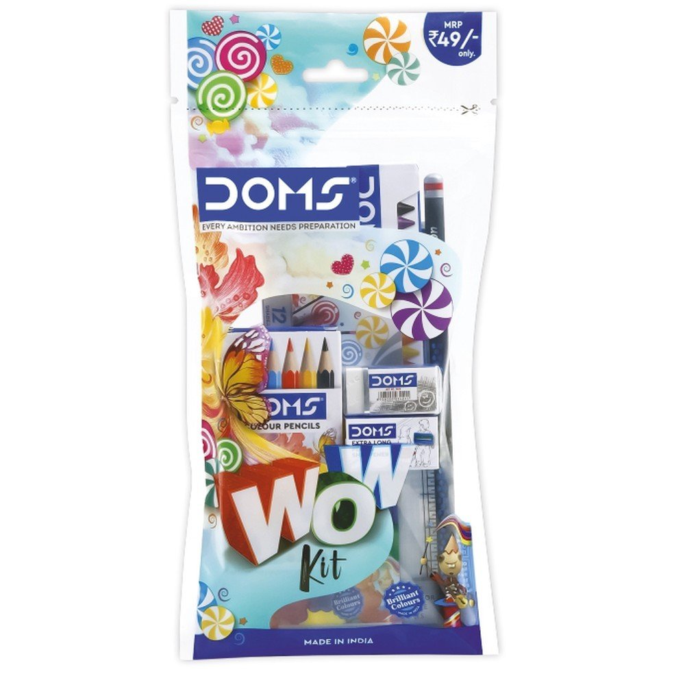 Set escolar Doms Wow Kit lápices y rotuladores marca DOMS Imagen principal del producto