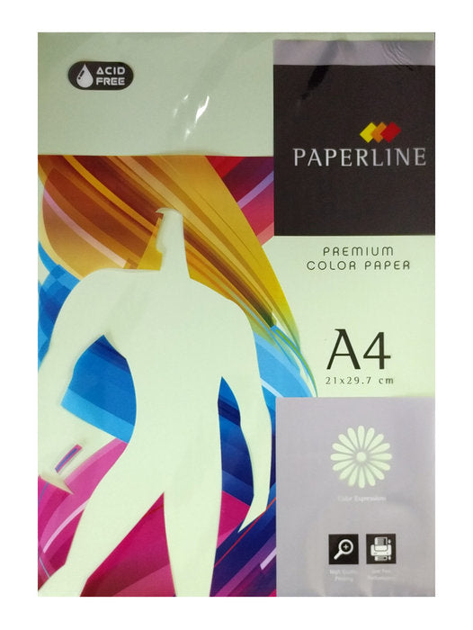 Papel A4 500H 80 g Paperline Verde Claro FABRISA Imagen principal del producto
