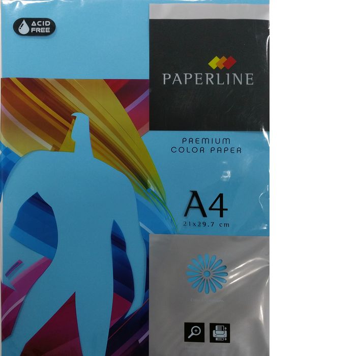Papel A4 500H 80 g Turquesa Paperline FABRISA Imagen principal del producto