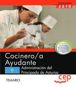 Cocinero/a Ayudante de la Administración del Principado de Asturias. Temario Imagen principal del producto