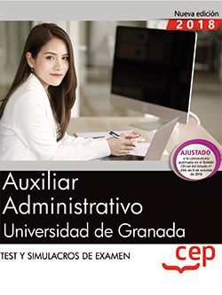 Auxiliar Administrativo de la Universidad de Granada. Test y Simulacros de examen Imagen principal del producto