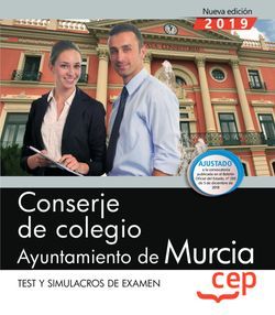Conserje de colegio. Ayuntamiento de Murcia. Test y Simulacros de examen