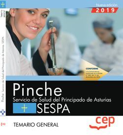Pinche. Servicio de Salud del Principado de Asturias. SESPA. Temario general