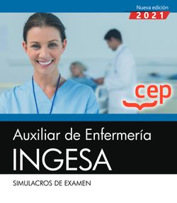 Auxiliar de Enfermería. INGESA. Simulacros de examen Imagen principal del producto